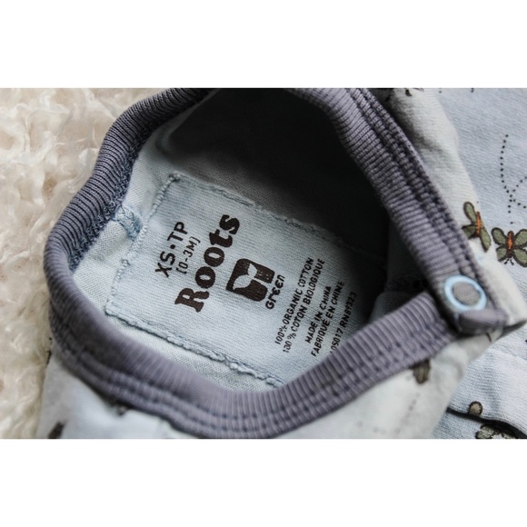 3 for $20 | Roots bug print footed sleeper - Picture 2 of 2